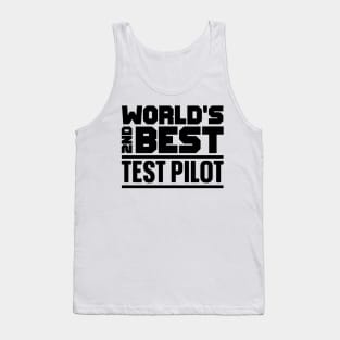 2nd best test pilot Tank Top